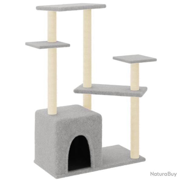 Arbre � chat meuble tour grimper jouet grattage grattoir escalade plateforme avec griffoirs en sisa