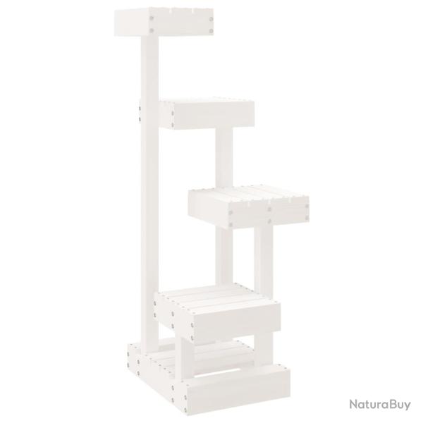Arbre � chat meuble tour grimper jouet grattage grattoir escalade plateforme Blanc 45,5 x 49 x 103
