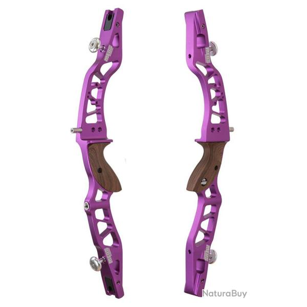 Poigne recurve Kinetic Meos 21 pouces RH 21" Anodized purple