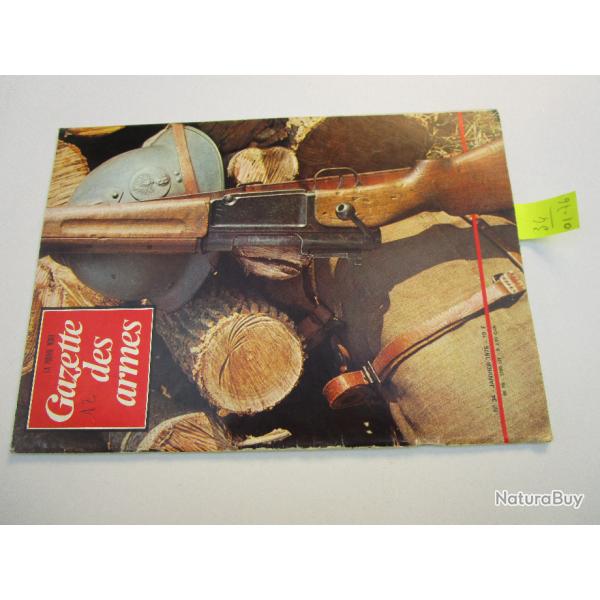 Gazette des armes n�34 janvier 1976