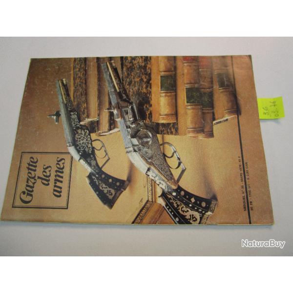 Gazette des armes n�36 mars  1976