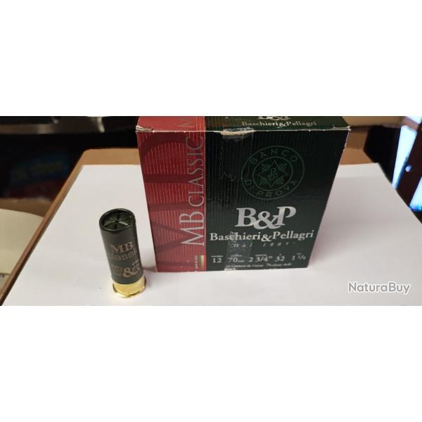 25 CARTOUCHES B&P - MB CLASSIC - 32GR - N�8