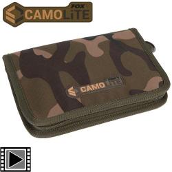 Trousse &agrave; Papiers Fox Camolite Licence Wallet