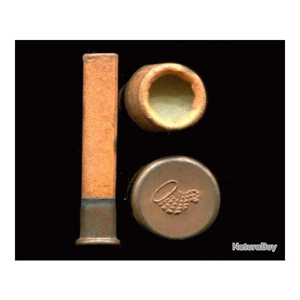 7 mm Flobert � plomb - TRES RARE et TRES ANCIENNE - beau marquage en relief : corne d'abondance