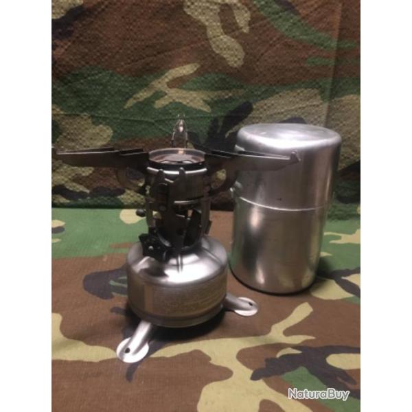 R�chaud � essence US. ALADDIN 1942 MOD 1944 / dat�e de 1945 complet danssa bo�te d'origine.