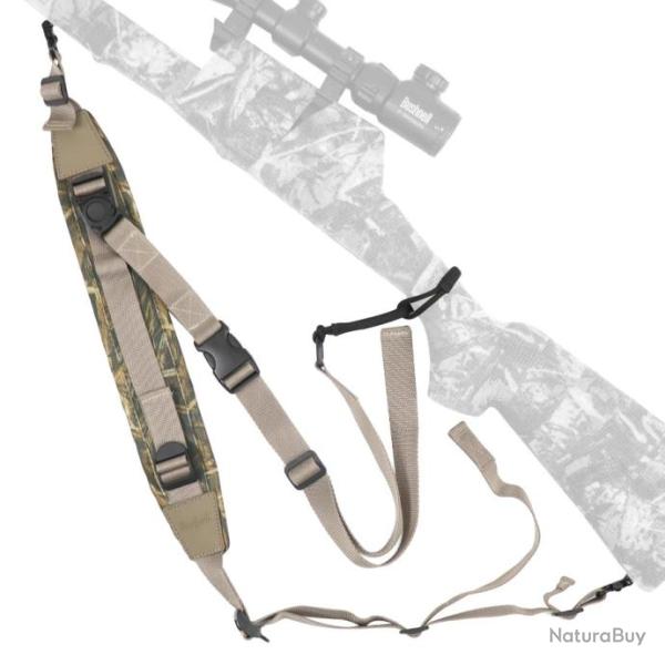 Bretelle trois points de fixation de chasse universelle - Camouflage