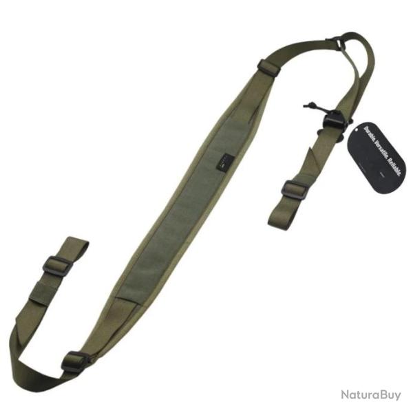 Bretelle camouflage ajustable pour fusil et carabine - Mod�le A - Vert