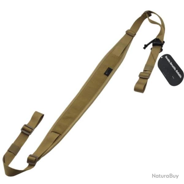 Bretelle camouflage ajustable pour fusil et carabine - Mod�le A - Tan