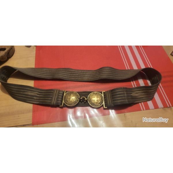 Ceinture Militaria Ceinture d'Officier Arm�e Suisse