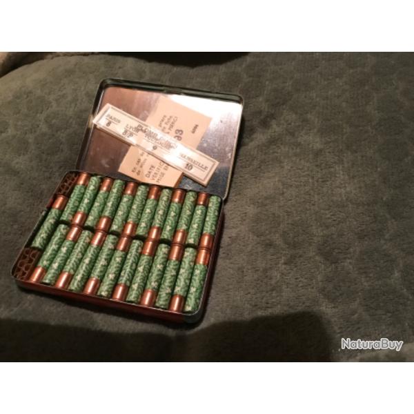 Bo�te 9 mm double charge carton