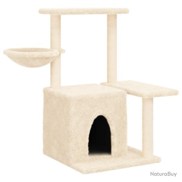 Arbre � chat meuble tour grimper jouet grattage grattoir escalade plateforme avec griffoirs en sisa