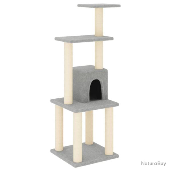 Arbre � chat meuble tour grimper jouet grattage grattoir escalade plateforme avec griffoirs en sisa