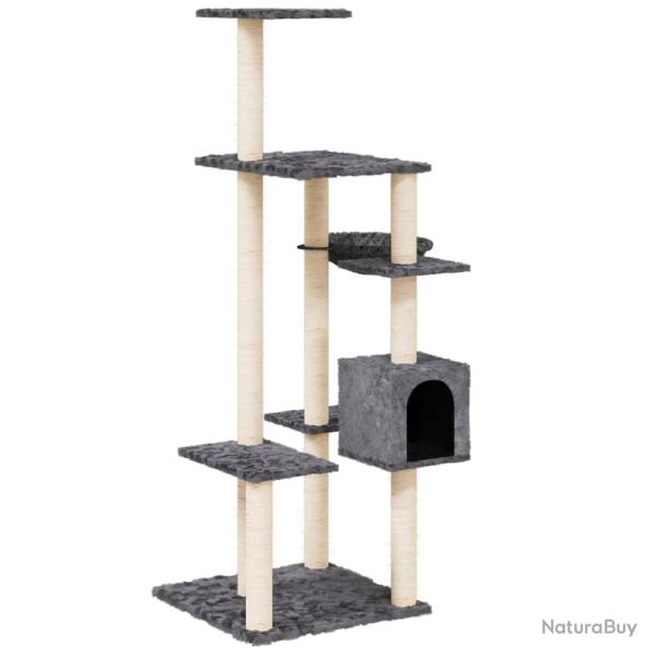 Arbre � chat meuble tour grimper jouet grattage grattoir escalade plateforme avec griffoirs en sisa