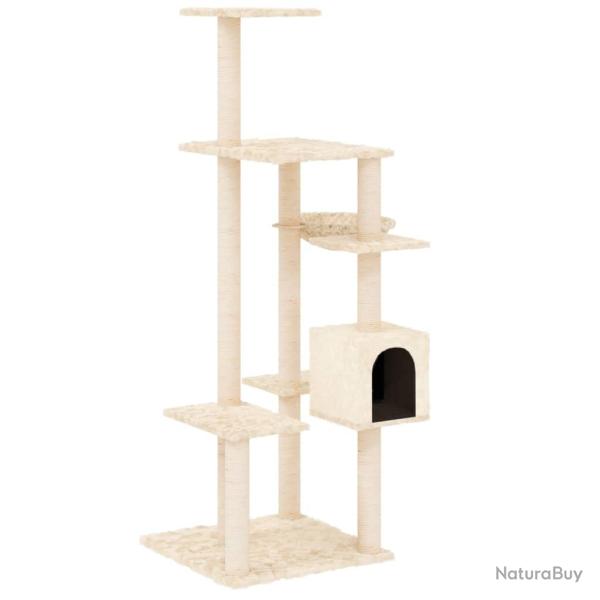 Arbre � chat meuble tour grimper jouet grattage grattoir escalade plateforme avec griffoirs en sisa
