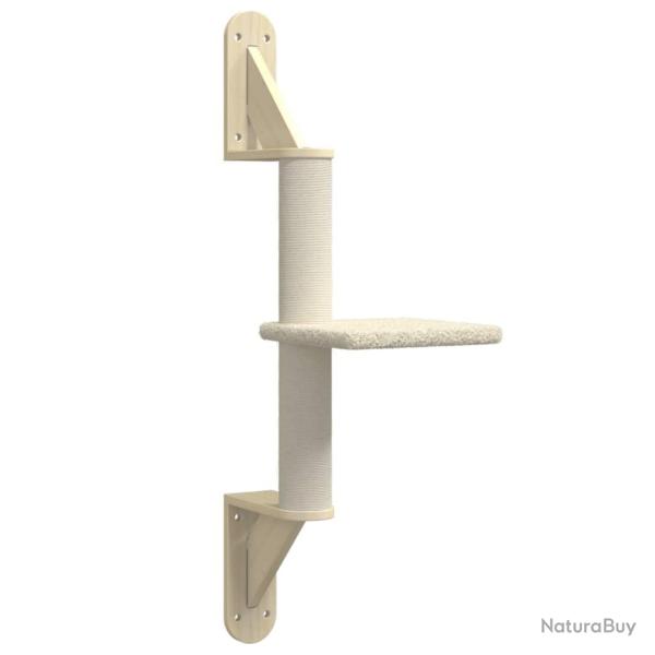 Arbre � chat meuble tour grimper jouet grattage grattoir escalade plateforme mural avec griffoir 85