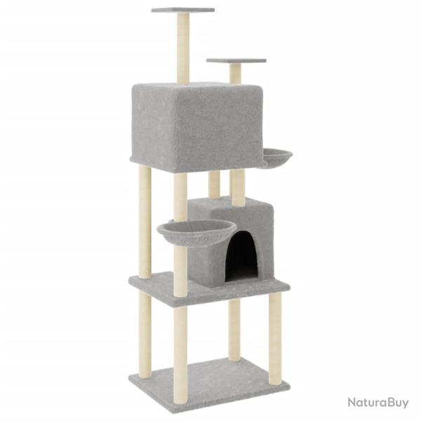 Arbre � chat meuble tour grimper jouet grattage grattoir escalade plateforme avec griffoirs en sisa