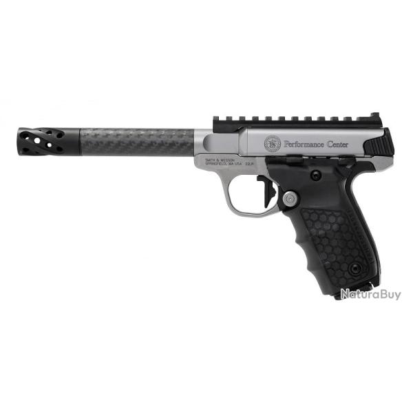 S&W - PISTOLET S&W22 VICTORY TARGET CARBONE 22LR 10+1 COUPS