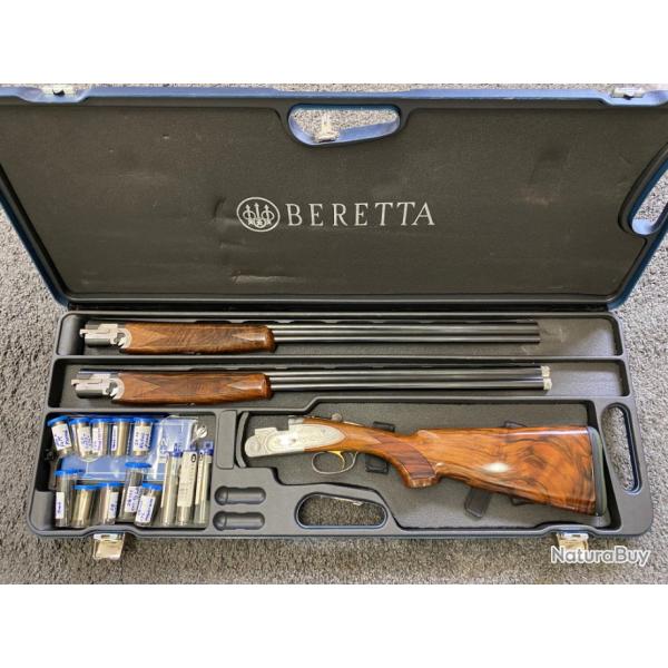 Combo Fusil BERETTA 687 EELL Calibre 20/76 et Calibre 28/70 Diamond Pigeon (Tr�s bon �tat)