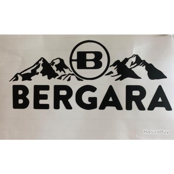 Autocollant BERGARA  vinyles adh�sif voiture camping car ou autres chamois mouflon chevreuil. A