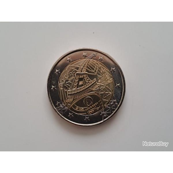 COLLECTION 1 PIECE DE 2 EUROS  LA TOUR EIFFEL 2024 - JO