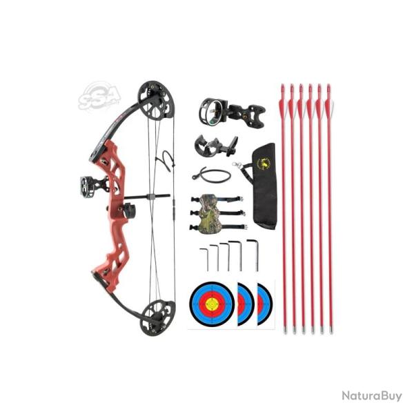 Arc � poulie Topoint M3 package - Gaucher / Rouge