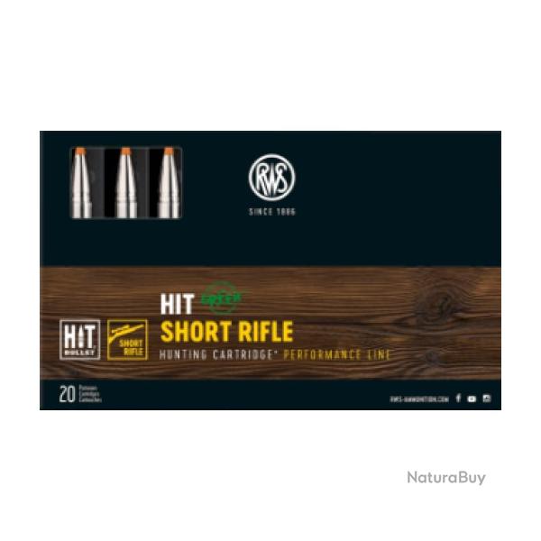 Munitions RWS cal.30-06 short rifle hit 165gr 10.7g par 60