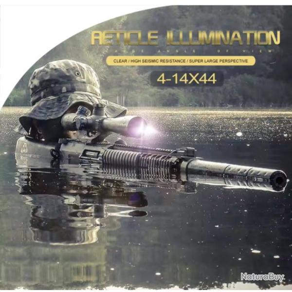 Lunette de Vis�e Verre DulGlass Grav�, Convient cal 308 4-14x44 ffp 11 mm zz