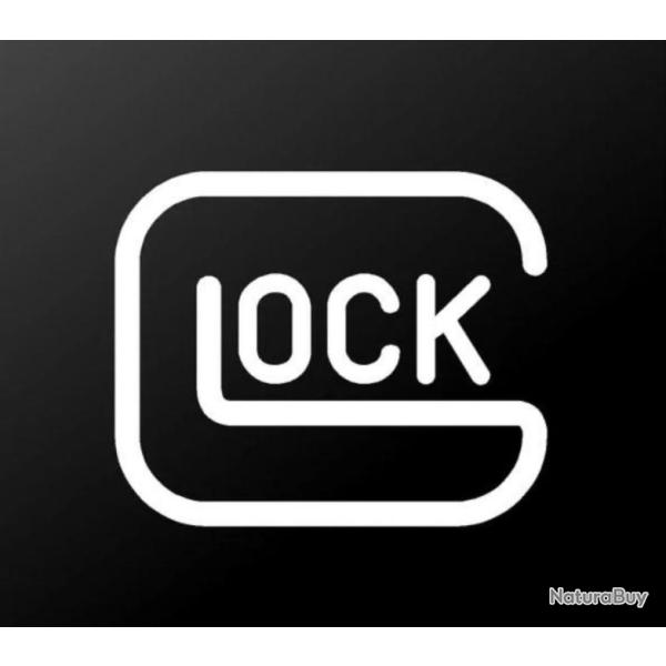 autocollant chasse Glock blanc diff�rents couleurs disponibles !