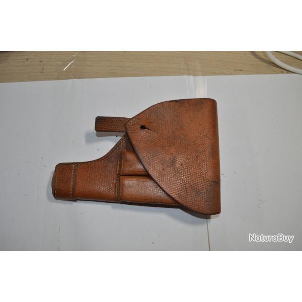Etui / holster de pistolet / revolver export  su�dois BROWNING 1907 - Su�de Suede surplus  ( C14)