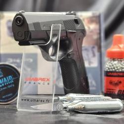 PACK PR&Ecirc;T A TIRER  PISTOLET BERETTA PX4 STORM CO2 CAL 4.5MM ET BB/4.5MM