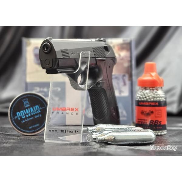 PACK PR�T A TIRER  PISTOLET BERETTA PX4 STORM CO2 CAL 4.5MM ET BB/4.5MM