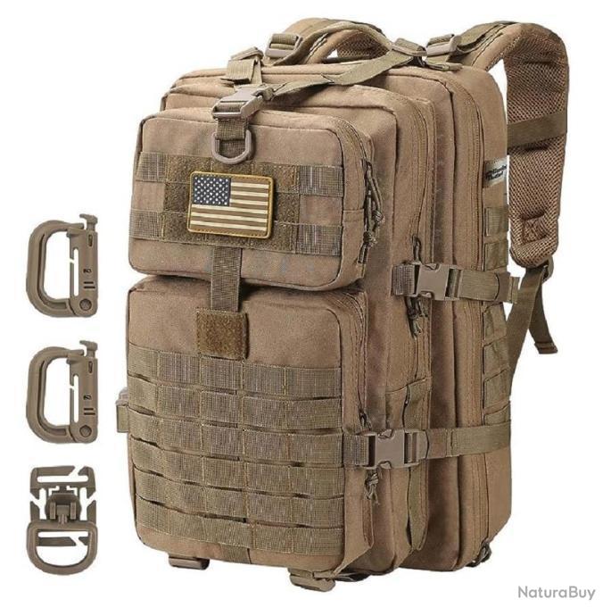 Sac à Dos Militaire 40L Procase – Noir, Oxford, Tactique Et Résistant