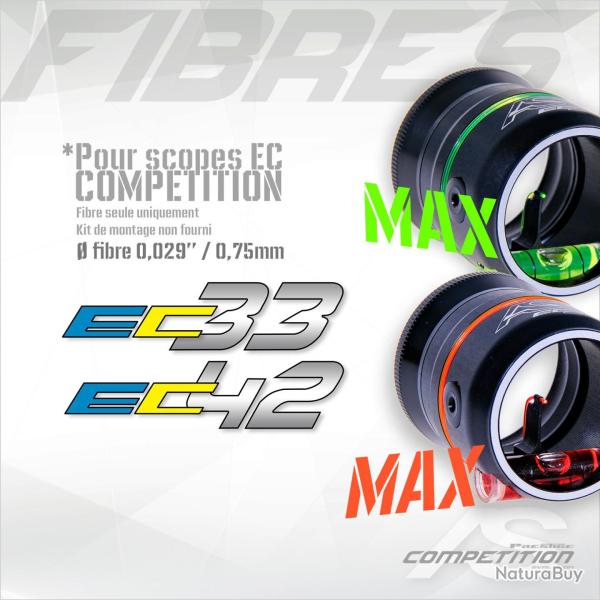 ARC SYSTEME - Fibre Pour Scope EC ROUGE 42 mm