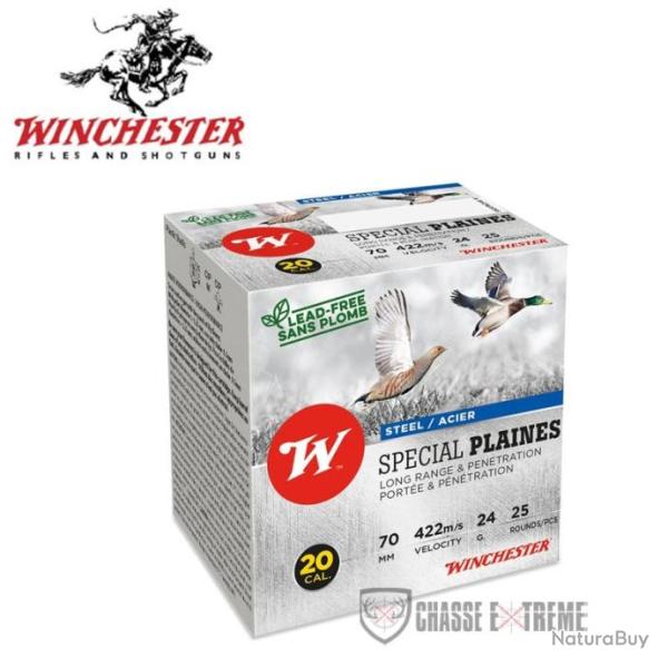 25 Cartouches WINCHESTER Steel Sp�cial Plaines 24Gr Cal 20/70 PB 4