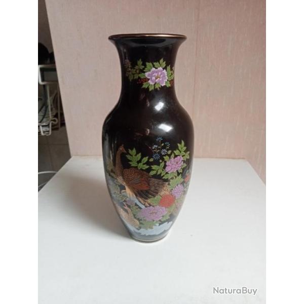 vase ancien en c�ramique imperial kutani hauteur 21 cm