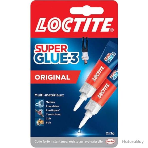 COLLE LOCTITE SUPER GLUE 3 (2x3gr)