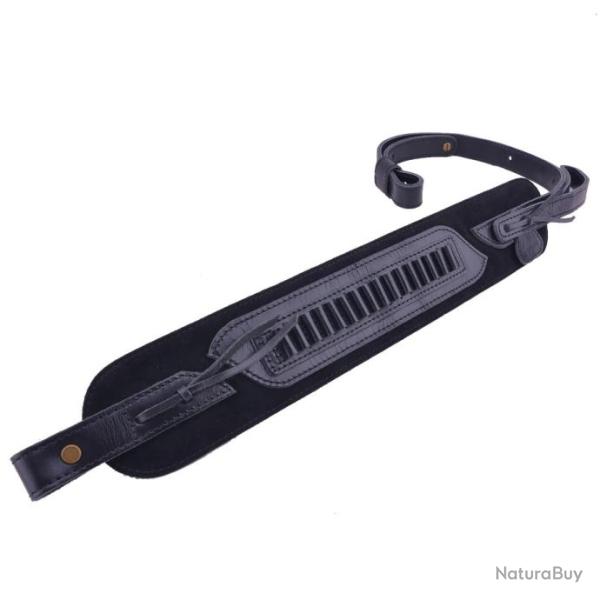 Sangle rglable en cuir pour . 357,. 30-30,. 38,. 32P1,(NOIR 2 attaches) LIVRAISON GRATUITE !!