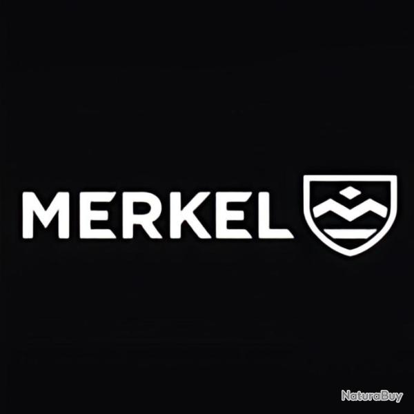 Autocollant MERKEL  pour  coffre fort canon fusil d�coration armoire forte voiture ou autres !