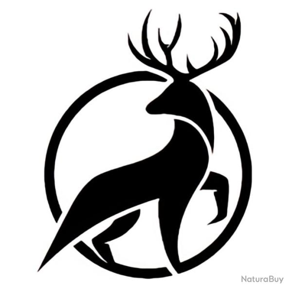 Autocollant cerf pour  coffre fort d�coration armoire forte voiture ou autres !