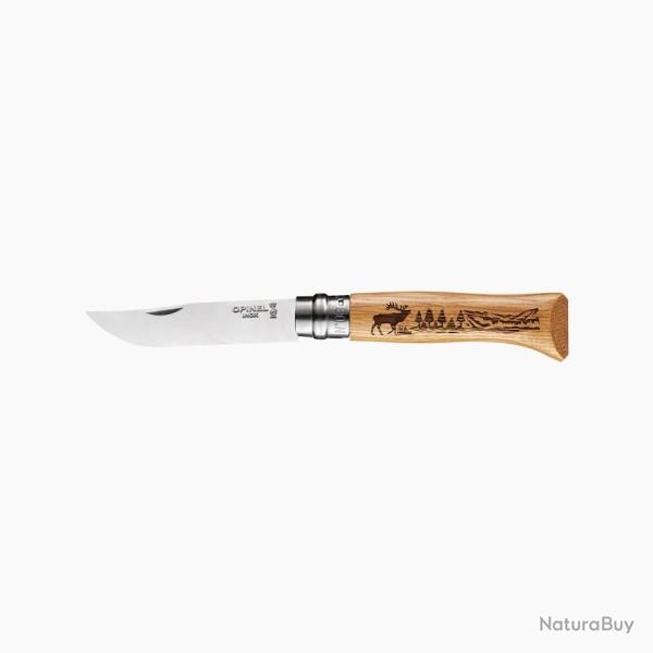 OPINEL ANIMALIA CHENE CERF N� 08