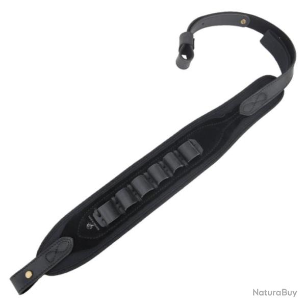 Sangle rembourr�e pour fusil avec trou pour le pouce Black(12 Gauge) LIVRAISON GRATUITE !!