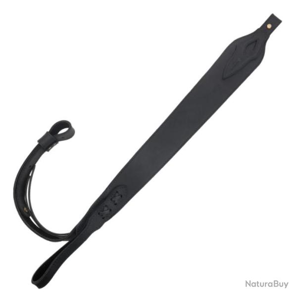 Sangle rembourr�e en cuir pour Henry, Remington, Winchester NOIR LIVRAISON GRATUITE !!