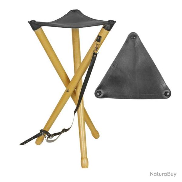 Tr�pied cuir et bois - Id�al chasse en battue