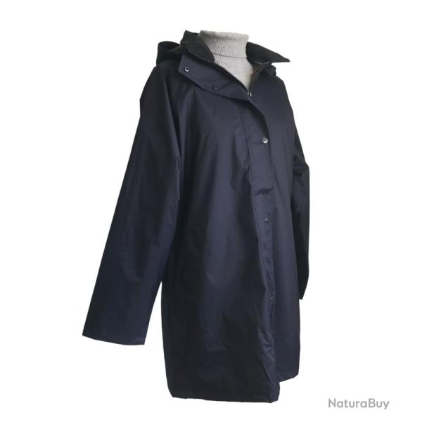 Imperm�able femme Oxford Bleu �l�gance britannique et protection tout temps 42