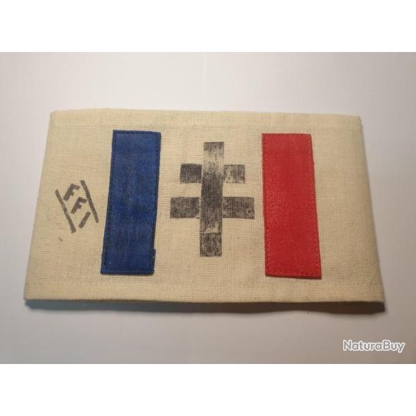 Brassard FFI artisanal en reproduction A3