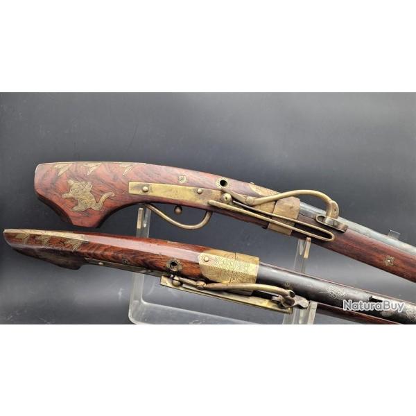 TANEGASHIMA JAPONAIS FUSIL � M�CHE - JAPON FIN EDO - DEBUT MEIJI Tr�s bon Japon XIX eme Cat�gorie D�