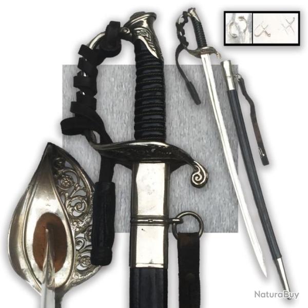 ABL : RARE SABRE DE GARDE CIVIQUE BELGE M1850 SOUS-OFFICIER LEOPOLD II XIX ORIGINAL