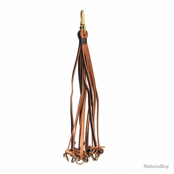 Porte gibier 12 boucles en cuir v�ritable