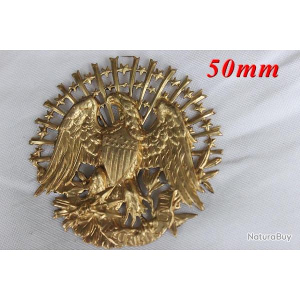 Insigne en m�tal embouti repr�sentant le sceau des Etats Unis (Refrappe) 4a.