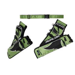 Carquois Avalon 3 tubes et 2 poches RH Vert